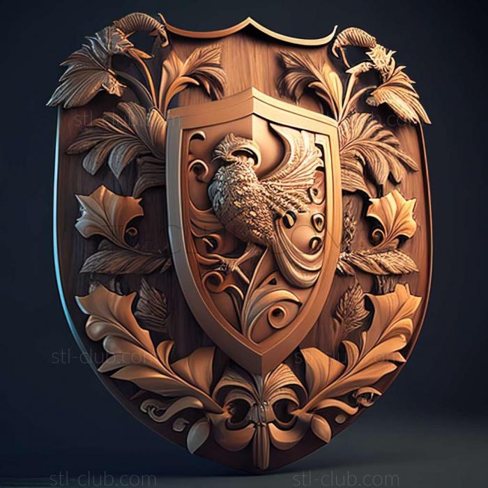 3D model shield (STL)